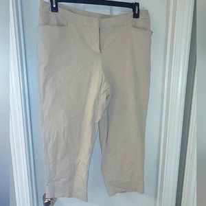 Tan capri pants